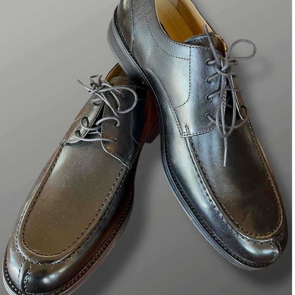 NIB 11D Men's DOCKERS PREMIUM Phoenician Black Leather Dress Oxford Shoes